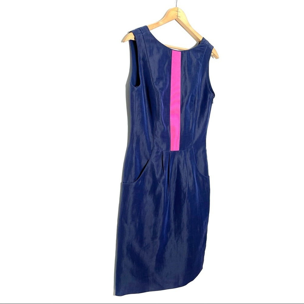 Giorgio Armani | Bateau Neckline Silk Sheath Dress - Picture 2 of 12